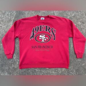 Vintage 1995 LEE Sport San Francisco 49ers Crewneck Sweatshirt 
Sz XXL
